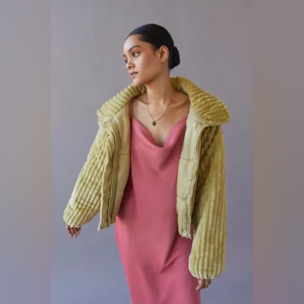 Urban Outfitters BDG Isla Funnel Neck Corduroy Jacket